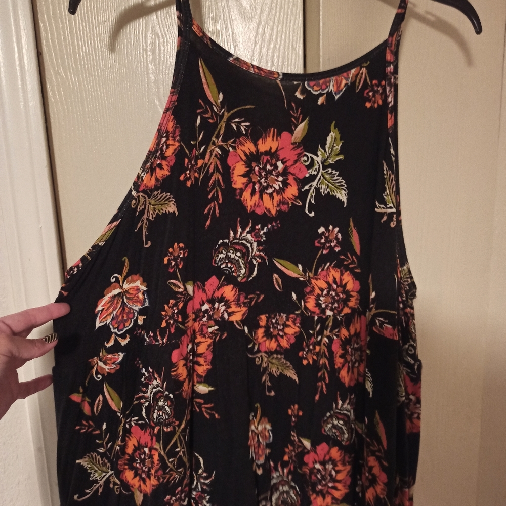 Torrid floral empire wait strappy top